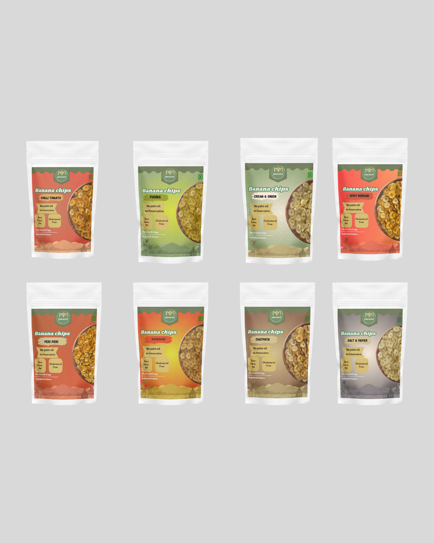 All 8 Flavour Banana Chips